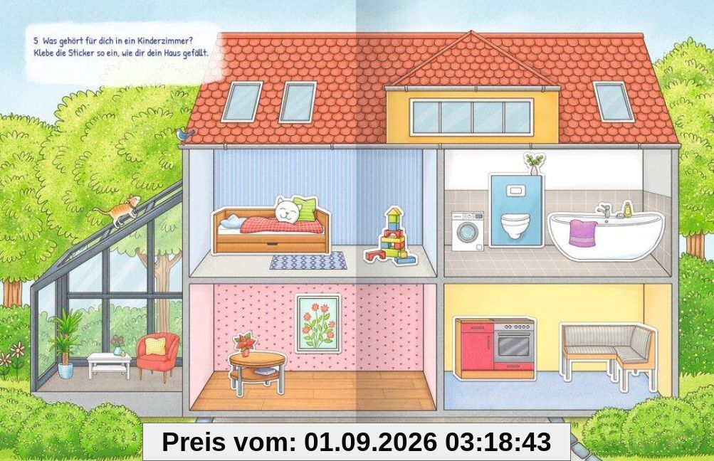 Meine große bunte Stickerwelt - Zu Hause
