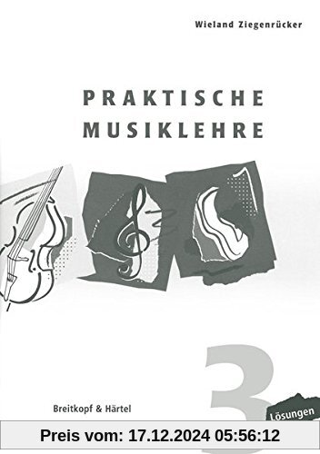 Praktische Musiklehre Lösungsheft zu Heft 3 (BV 393 )