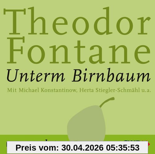 Unterm Birnbaum, Audio-CD