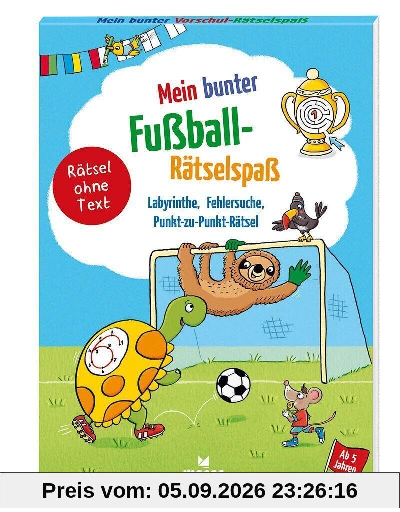 Mein bunter Fußball Rätselspaß