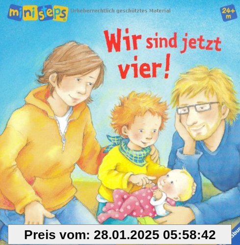 ministeps® Bücher: Wir sind jetzt vier!: Ab 24 Monaten