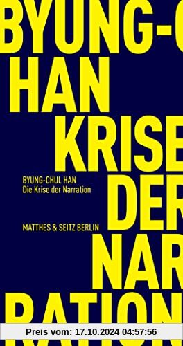 Die Krise der Narration (Fröhliche Wissenschaft)