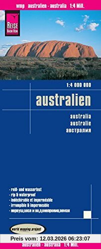 Reise Know-How Verlag Peter Rump, Reise Know-How Verlag Reise Know-How Landkarte Australien (1, 4.000.000), World Mapping Project