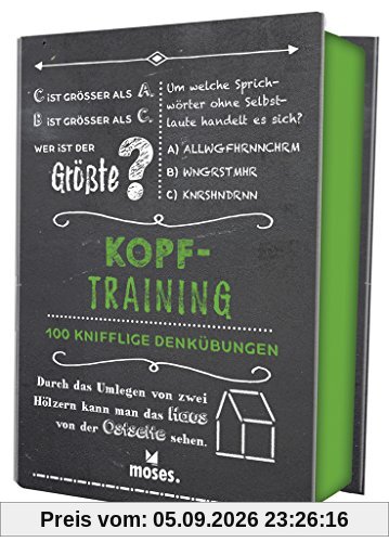 Quiz-Box Kopftraining: 100 knifflige Denkübungen