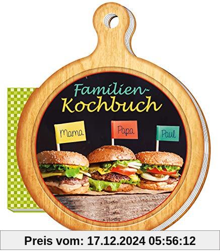 Rezeptbrettchen Familien - Kochbuch: 13 x 16 cm (Geschenk-Kochbuch)