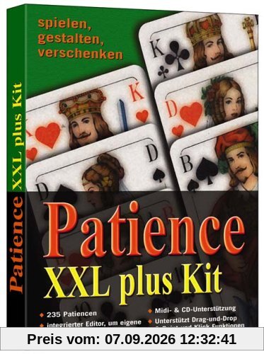 Patience XXL plus Kit, CD-ROM Spielen, gestalten, verschenken