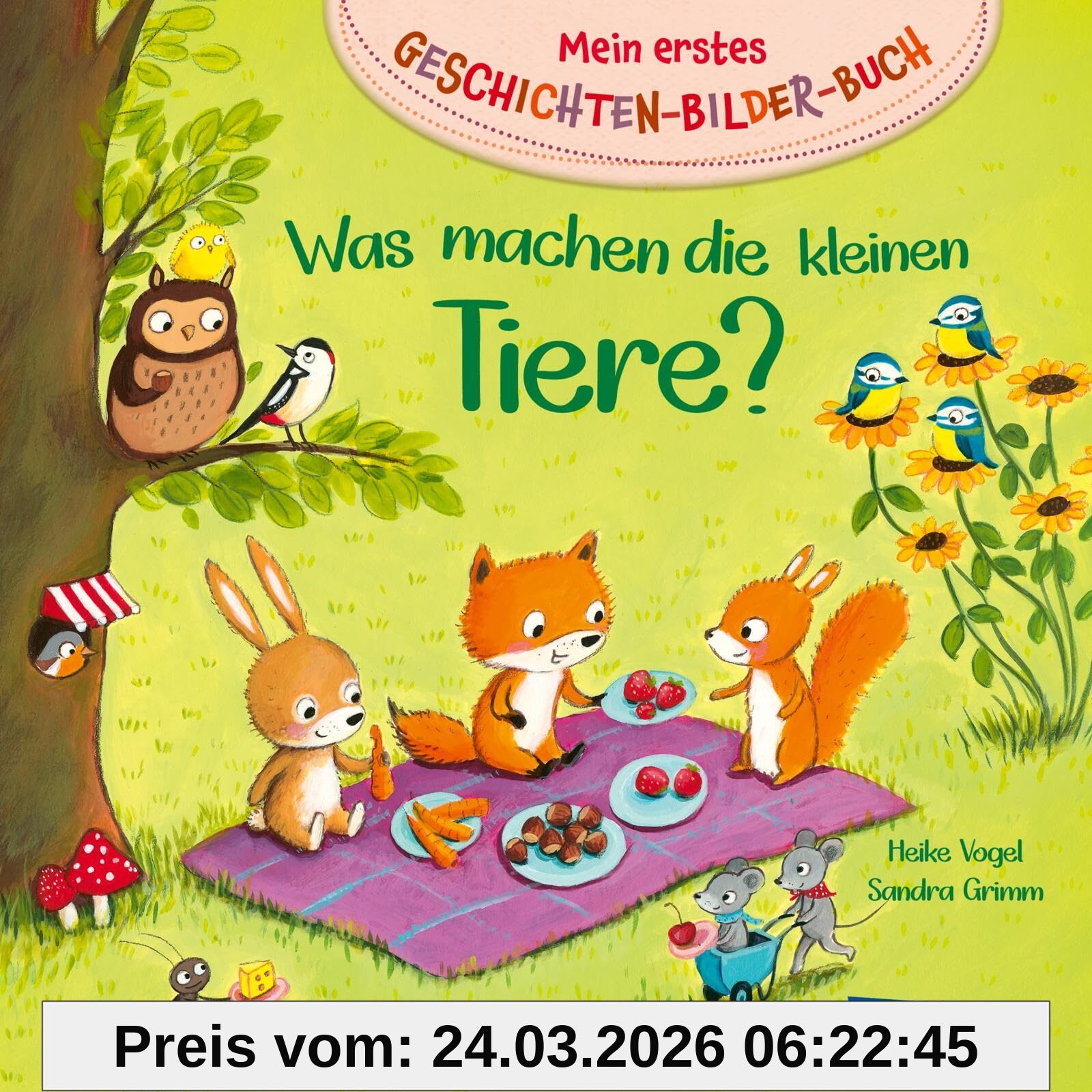 Mein erstes Geschichten-Bilder-Buch: Was machen die kleinen Tiere?