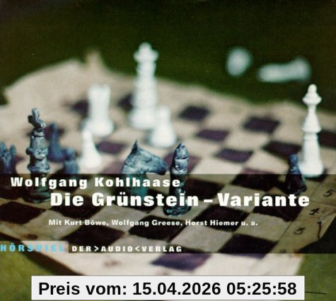 Die Grünstein-Variante, 1 Audio-CD