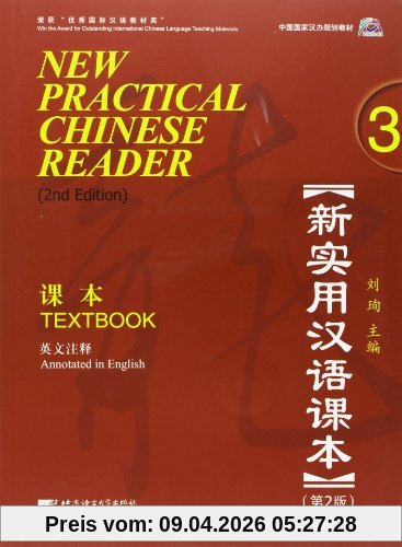 New Practical Chinese Reader (2nd Edition), Pt.3 : Textbook, m. Audio-CD (2nd Edition, With MP3)