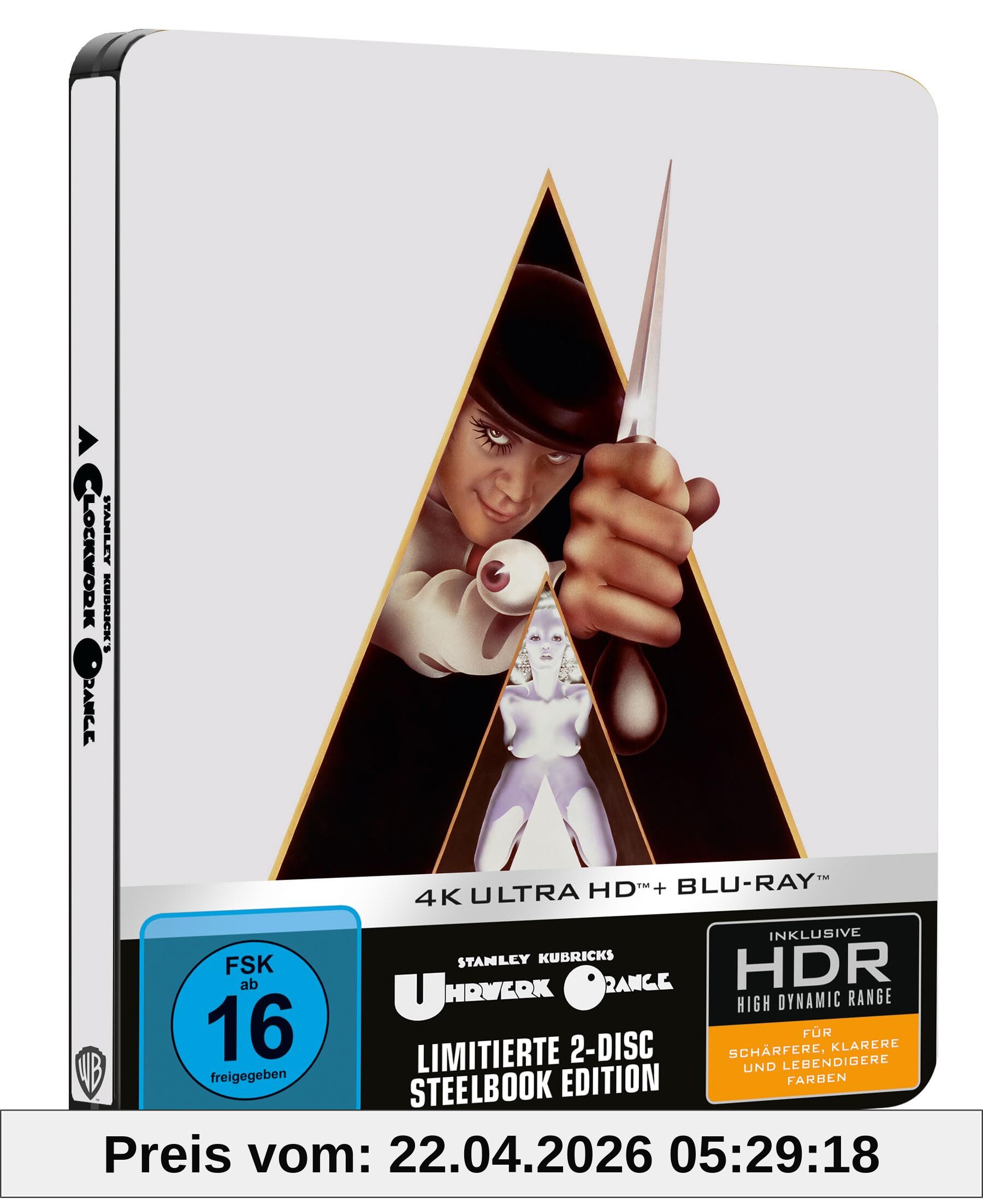 Uhrwerk Orange - Limited Steelbook (4K UHD + Steelbook) [Blu-ray]