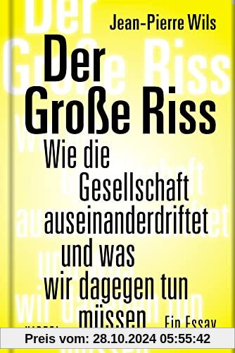 Der Große Riss: Wie die Gesellschaft auseinanderdriftet und was wir dagegen tun müssen. Ein Essay: Wie die Gesellschaft 