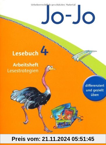 Jo-Jo Lesebuch - Allgemeine Ausgabe - Neubearbeitung: 4. Schuljahr - Arbeitsheft Lesestrategien