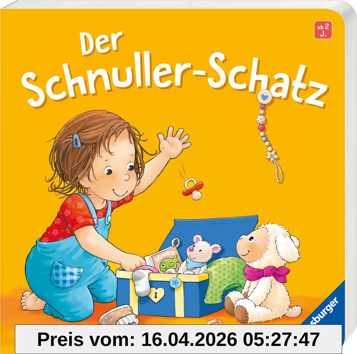 Der Schnuller-Schatz - Pappbilderbuch für die Schnullerentwöhnung, bedürfnisorientiert, Bilderbuch ab 2 Jahren