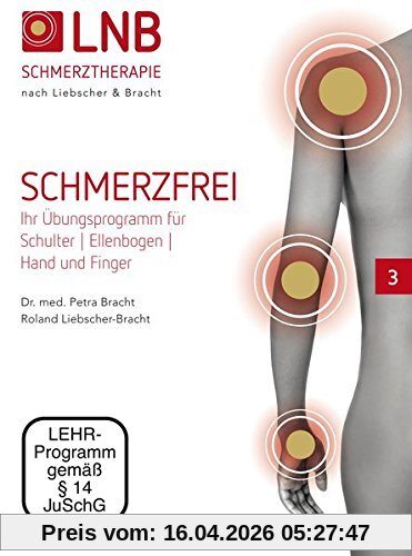 Liebscher & Bracht DVD Nr. 3 aus der Serie Schmerzfrei mit Übungen zur Engpassdehnung für Schulter, Ellenbogen, Hand und Finger