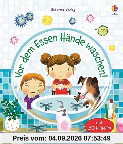 Vor dem Essen Hände waschen!