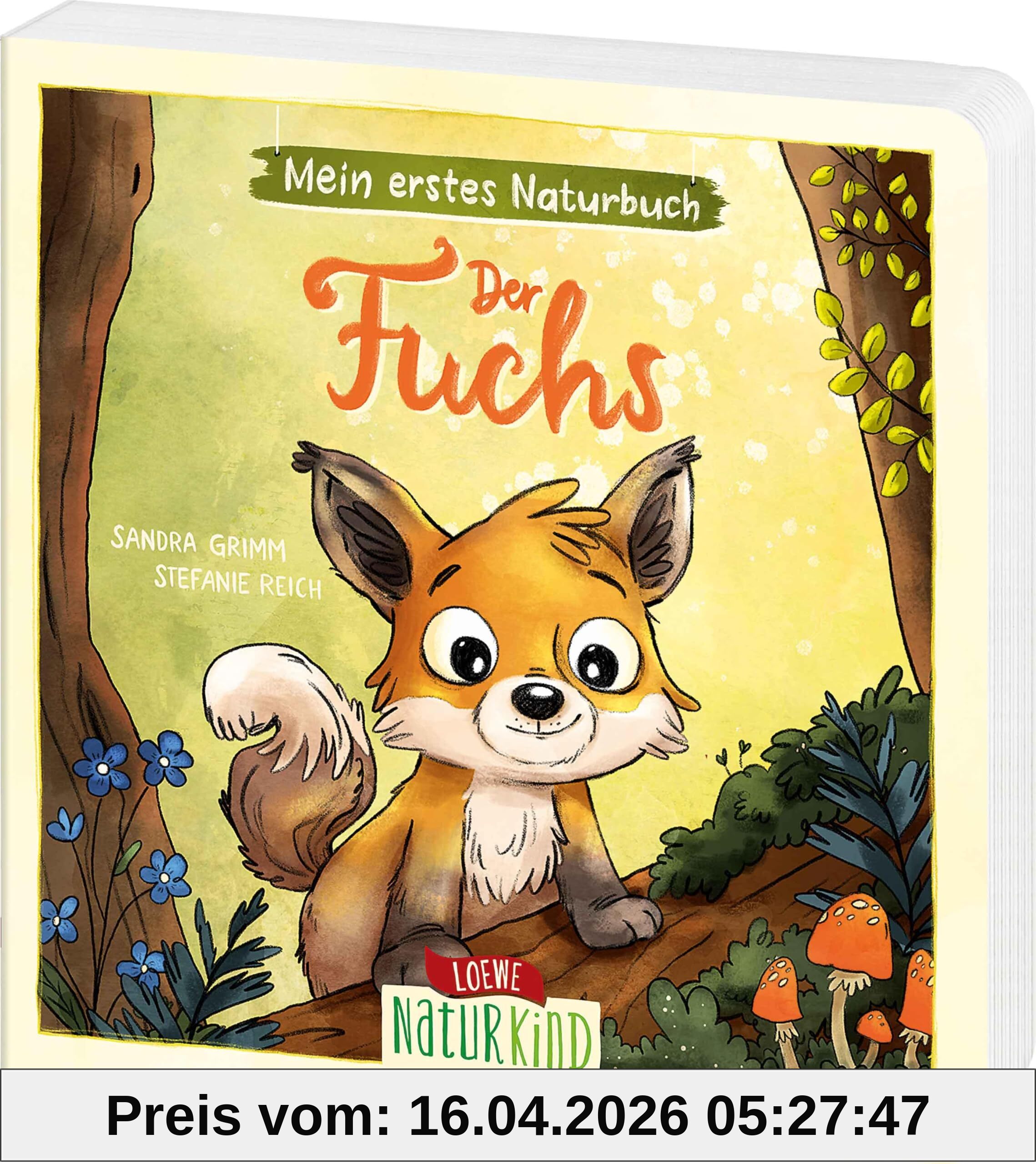 Mein erstes Naturbuch - Der Fuchs: Liebevolles Pappbilderbuch über die heimische Tierwelt und ihre Lebensräume ab 2 Jahren (Naturkind)