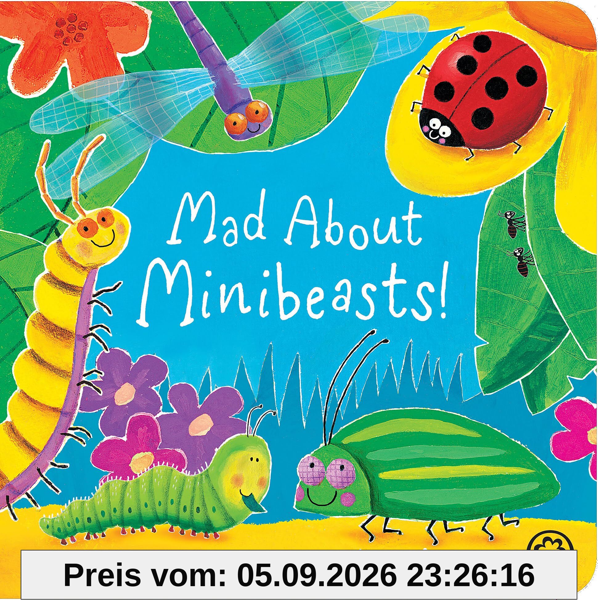Mad About Minibeasts! Board Book