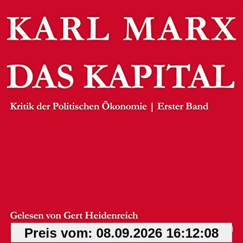 Das Kapital: Kritik der Politischen Ökonomie: 6 CDs