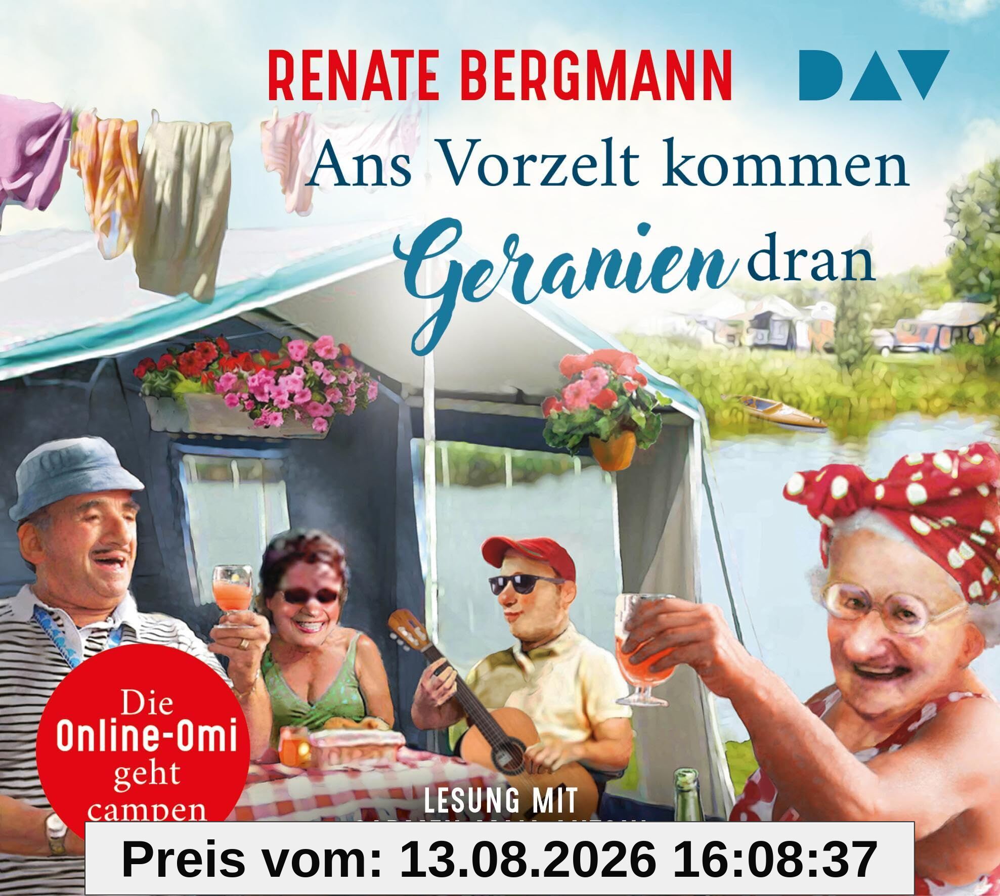 Ans Vorzelt kommen Geranien dran. Die Online-Omi geht campen