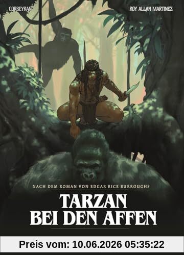 Tarzan bei den Affen (Graphic Novel): nach dem Roman von Edgar Rice Burroughs
