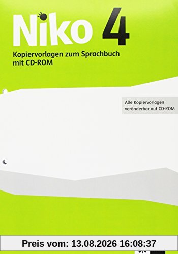 Niko Sprachbuch / Kopiervorlagen mit CD-ROM 4. Schuljahr
