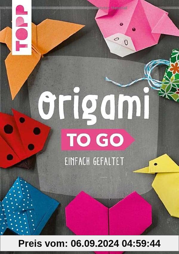 Origami to go: Das Falt-Buch für jede Tasche. Pocket-Format mit verdeckter Spiralbindung