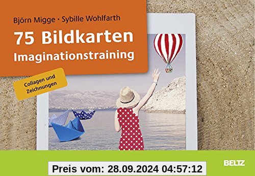 75 Bildkarten Imaginationstraining: Collagen und Zeichnungen. Mit 46-seitigem Booklet