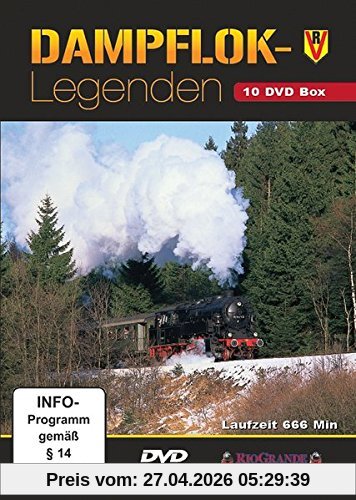 Dampflok-Legenden [10 DVDs]