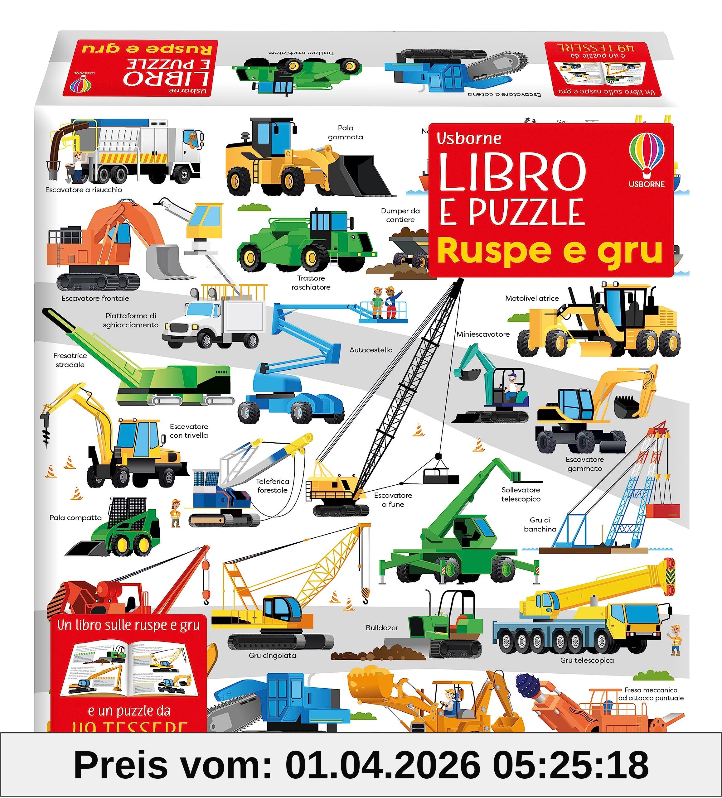 Ruspe e gru. Ediz. a colori. Con puzzle (Libro e puzzle)