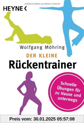 Der kleine Rückentrainer: Schnelle Übungen für zu Hause und unterwegs