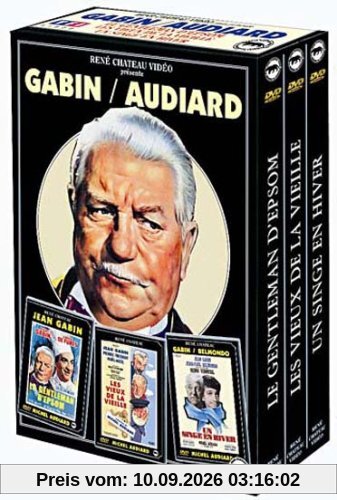 Coffret gabin - audiard : gentleman d'epsom ; les vieux de la vieille ; un singe en hiver [FR Import]