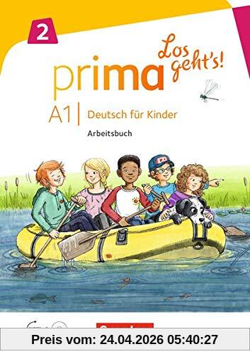 Prima - Los geht's!: Band 2 - Arbeitsbuch mit Audio-CD und Stickerbogen