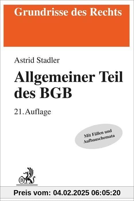 Allgemeiner Teil des BGB