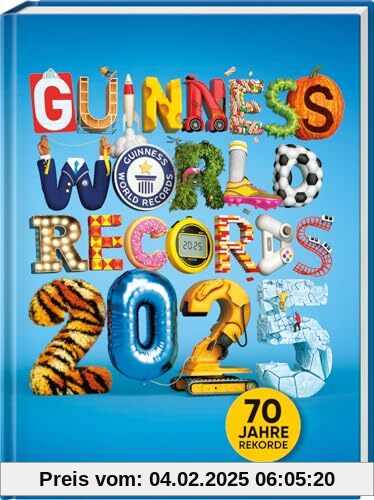 Guinness World Records 2025: Deutschsprachige Ausgabe