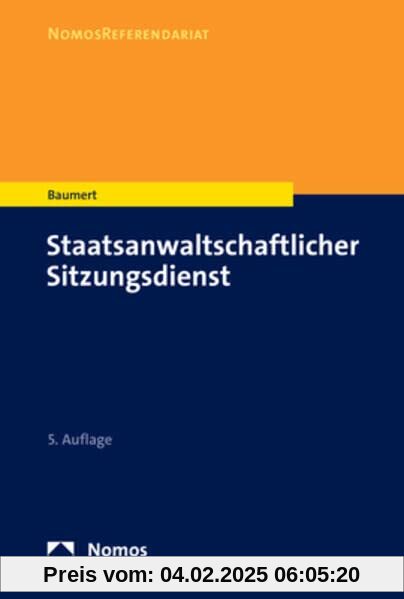 Staatsanwaltschaftlicher Sitzungsdienst (NomosReferendariat)