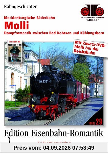 Molli - Dampfromantik zwischen Bad Doberan und Kühlungsborn [2 DVDs]