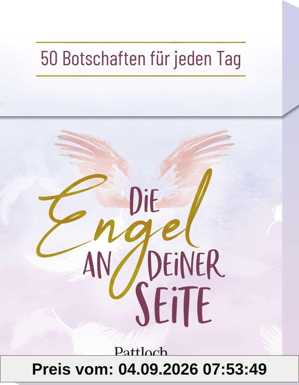Engelkarten: Die Engel an deiner Seite: 50 Botschaften für jeden Tag | Karten-Deck mit 50 Schutzengel-Karten, die dir Kraft und Zuversicht schenken