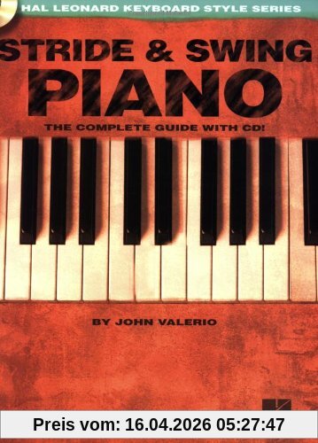 Various Stride And Swing Piano Pf Book/Cd (Hal Leonard Keyboard Style)