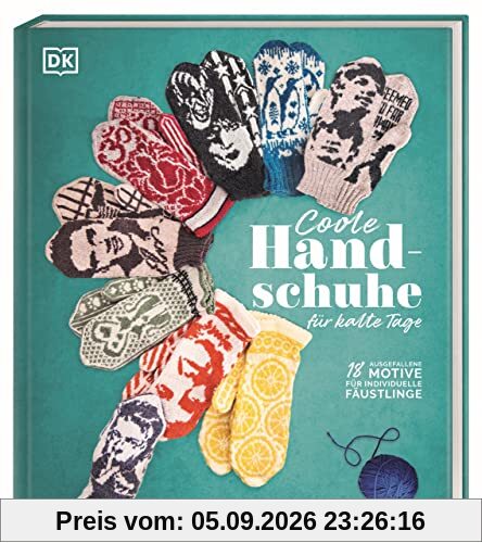 Coole Handschuhe für kalte Tage: 18 ausgefallene Motive für individuelle Fäustlinge. Handschuhe stricken mit Knitting Lotta – für sich selbst oder als Geschenk für Freund*innen.