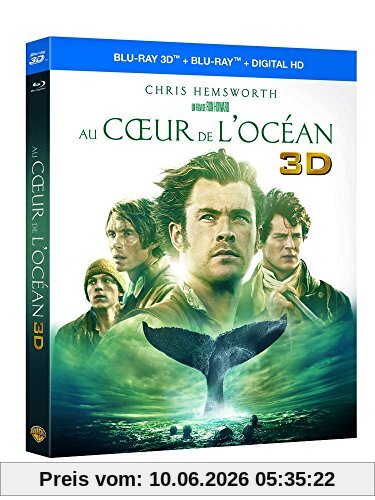 Au coeur de l'ocean [Combo Blu-ray 3D + Blu-ray + Copie digitale] [FR Import]