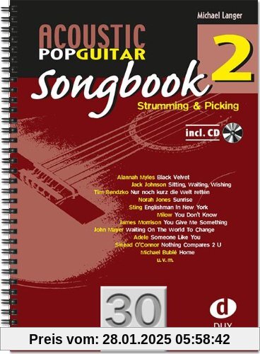 Acoustic Pop Guitar Songbook 2 Strumming & Picking