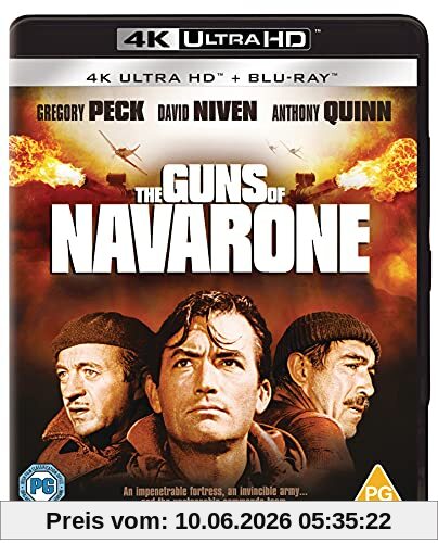 The Guns Of Navarone - 60th Anniversary (2 Discs - 4K Ultra-HD & BD) [Blu-ray] [2021]