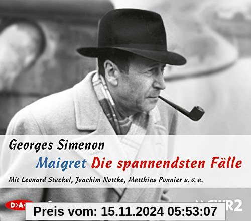 Maigret - Die spannendsten Fälle: Hörspiele mit Leonard Steckel, Joachim Nottke, Matthias Ponnier u.v.a. (5 CDs)