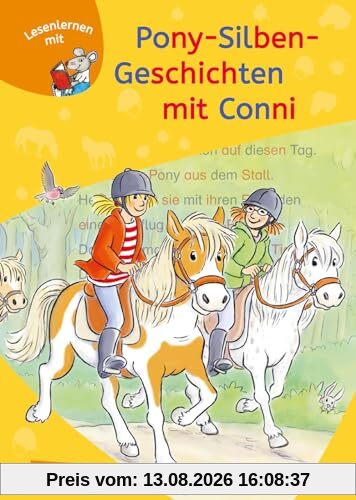LESEMAUS zum Lesenlernen Sammelbände: Pony-Silben-Geschichten mit Conni: 3 Geschichten in 1 Band | Lesetexte mit farbiger Silbenmarkierung