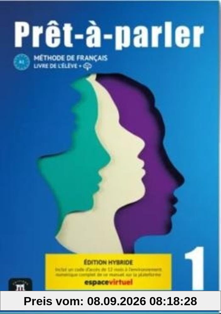 Prêt-à-parler 1, A1 : méthode de français : livre de l'élève + MP3
