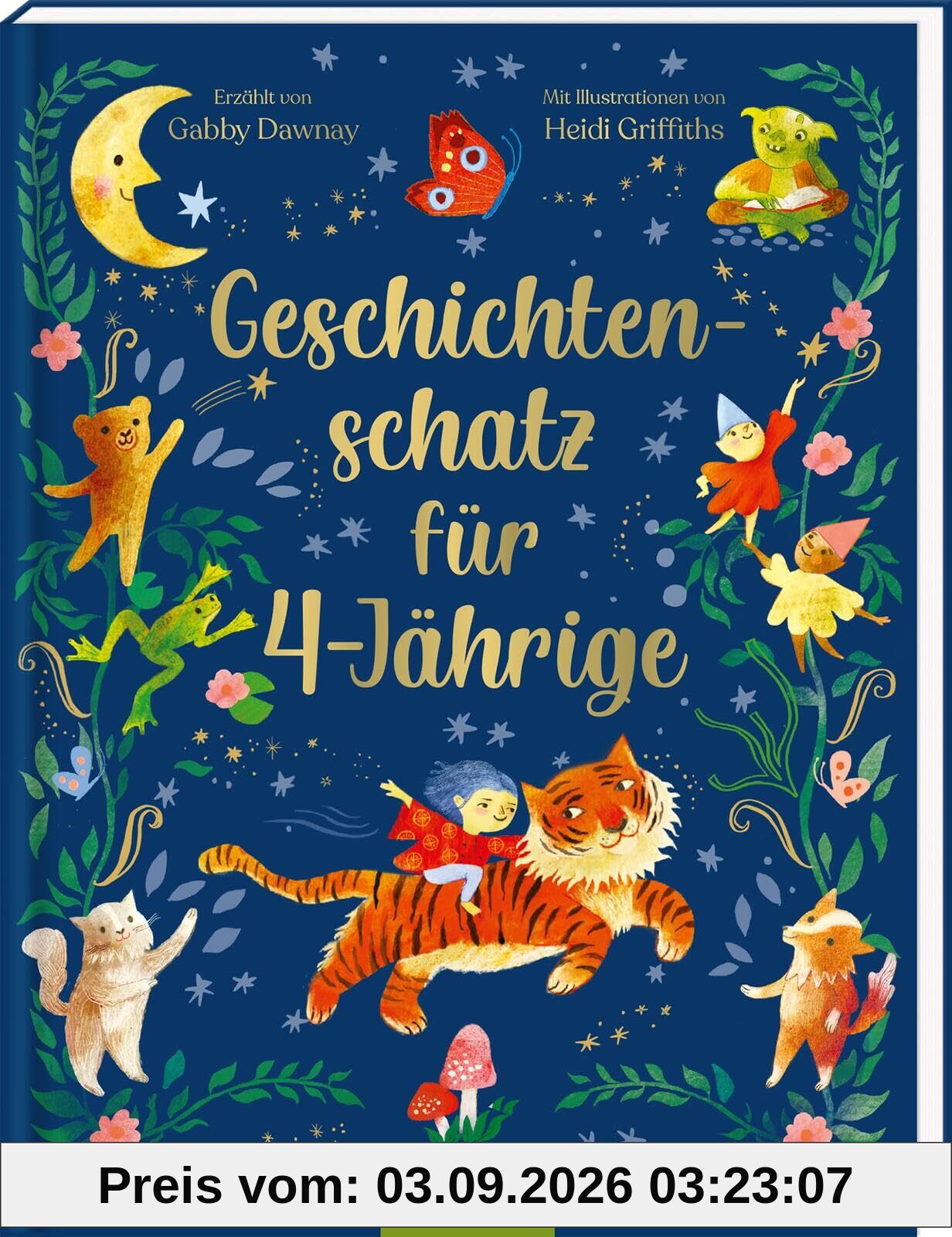 Geschichtenschatz für 4-Jährige: Bunte Vorlesegeschichten für Groß und Klein | tolles Geschenk zum Geburtstag | Kuschelige Gutenachtgeschichten