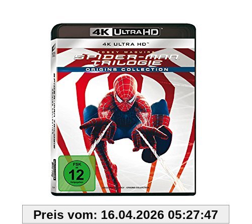 Spider-Man 1-3 (Spider-Man Origins Collection 3 Discs Version) [4K Ultra HD] [Blu-ray]