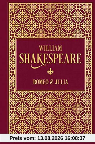 Romeo und Julia: Leinen mit Goldprägung