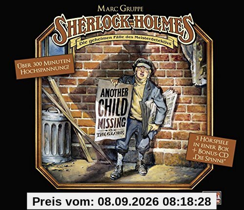 Sherlock Holmes - Box 1 (3 Folgen + Bonus CD / exklusiv bei Amazon.de)