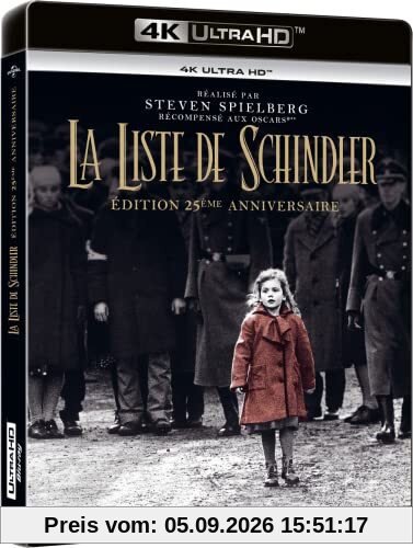La liste de schindler 4k ultra hd [Blu-ray] [FR Import]
